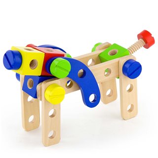 Construction block set - 68 pieces